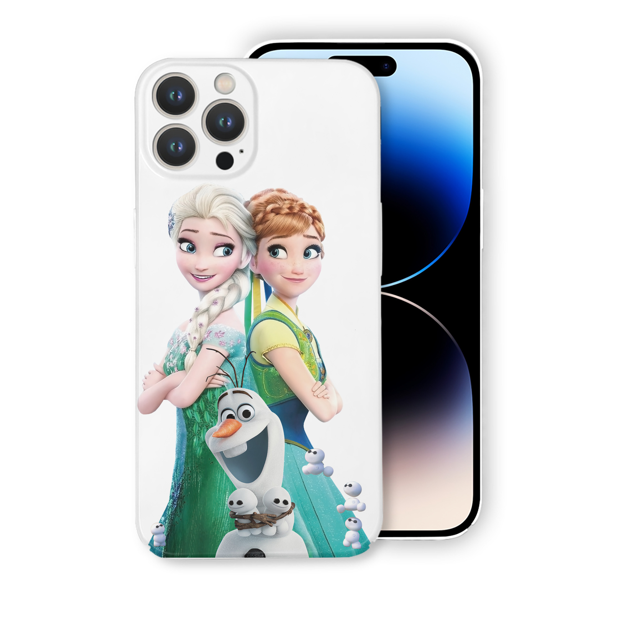 （画像用） アナと雪の女王 アンナ エルサ Frozen Anna Elsa 【iPhone 14シリーズ対応】ハードケース